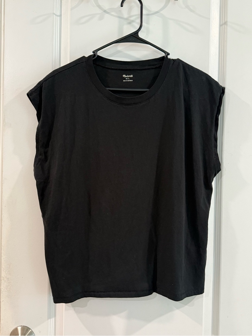Madewell Charcoal Black Muscle Tee
